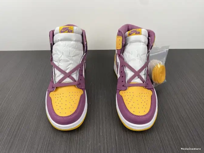 MaikeSneakers 555088-706 Jordan Air High 1 OG Brotherhood 0529